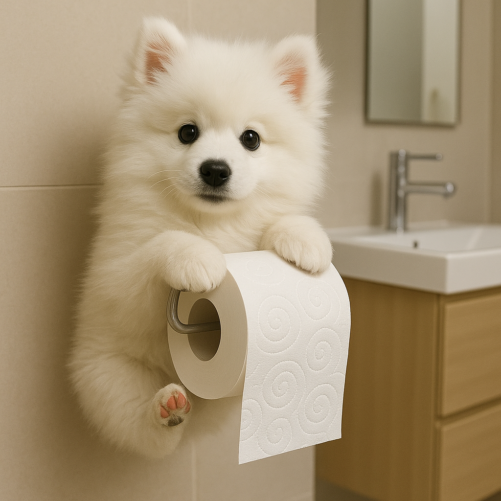 Dierenlijk Toiletrolhouder Charmant Huisdiervriendelijk Accessoire