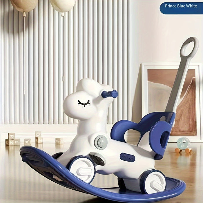 Baby Schommelpaard en Loopfiets 2-in-1 Veilig Leuk
