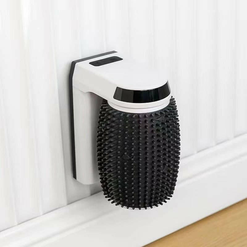 Automatische Kattenborstel Set met Wandbevestiging