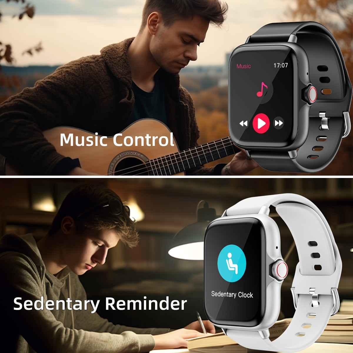 Slimme Horloge met Activiteitstracker en Meldingen