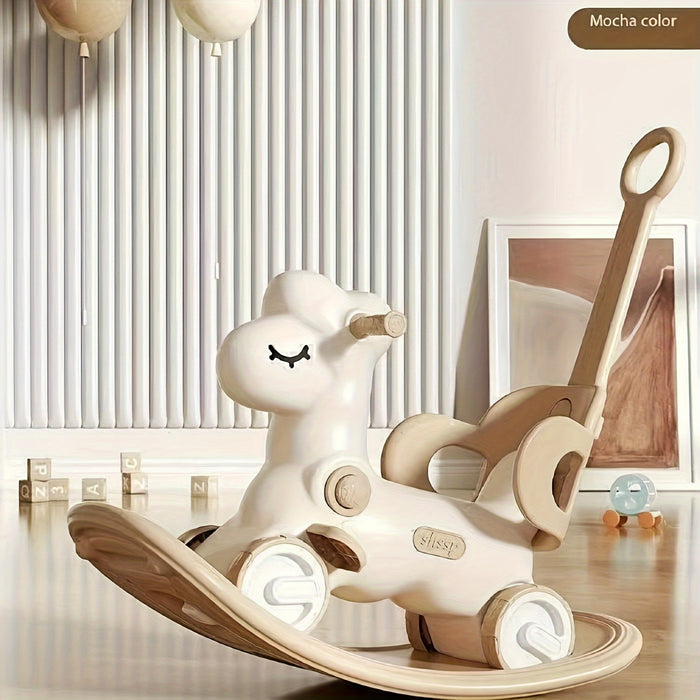 Baby Schommelpaard en Loopfiets 2-in-1 Veilig Leuk