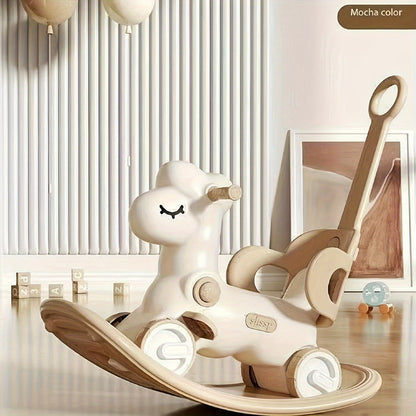 Baby Schommelpaard en Loopfiets 2-in-1 Veilig Leuk