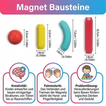 Magnetische Bouwstenen Set voor Kinderen Creatief Spelen