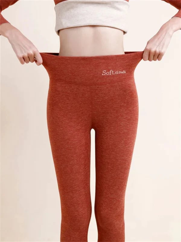 Dames Fleece Broek Warm en Comfortabel met Shaping Effect
