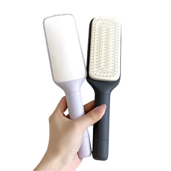 Haarborstel Zelfreinigend 4-in-1 Glad en Glaanzend Haar - Velinix