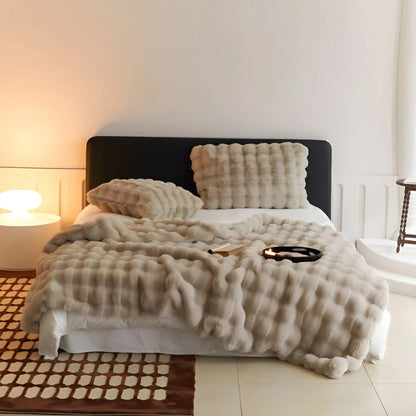 Zachte Pluche Deken Warm voor Bank en Bed