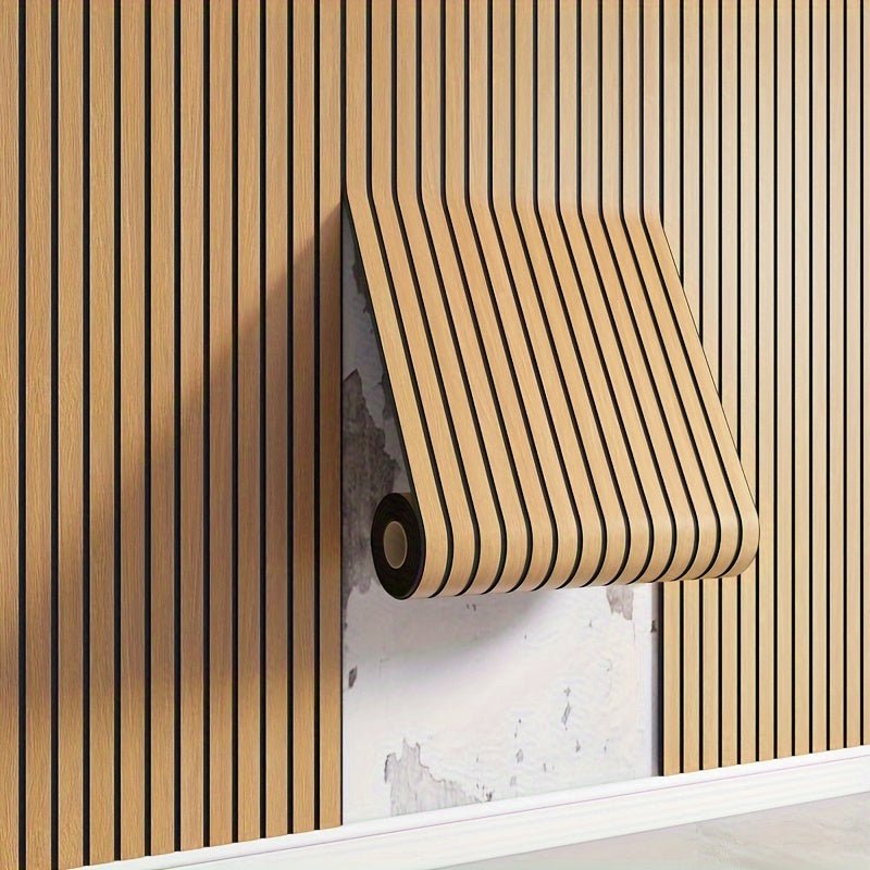 Wandpanelen Houtlook 3D PVC Zelfklevend voor Woning Upgrade