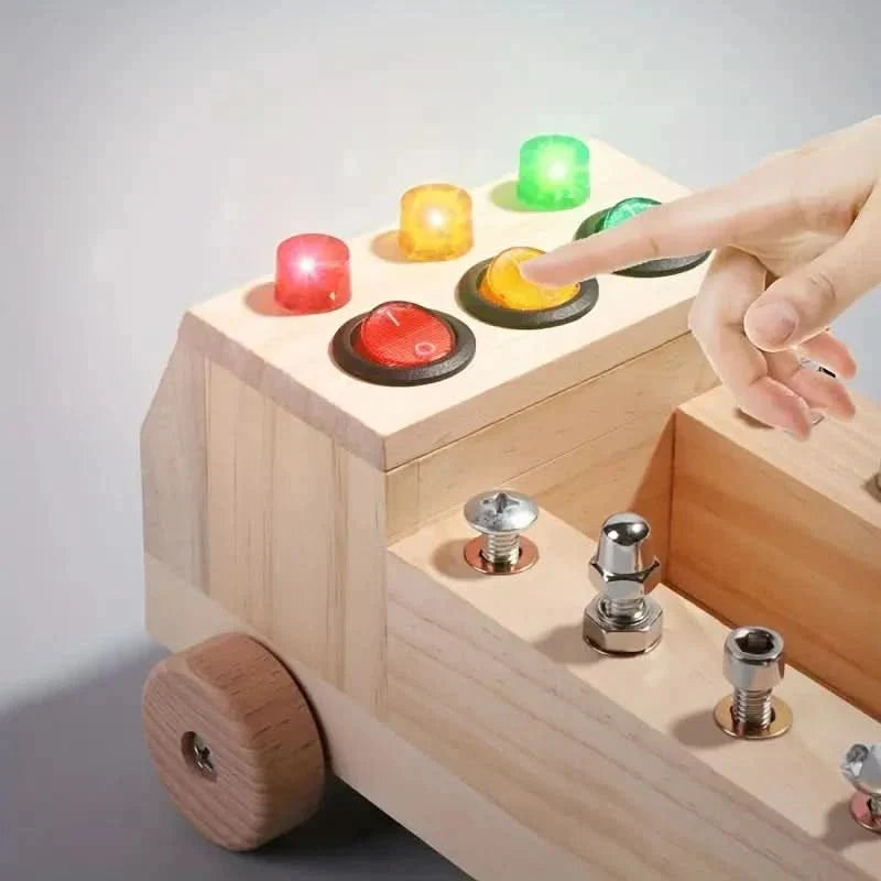 Interactief Leerspeelgoed Montessori Busy Board voor Kinderen