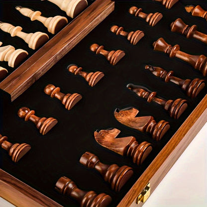 Houten Schaakspel Set voor Thuis en Reizen