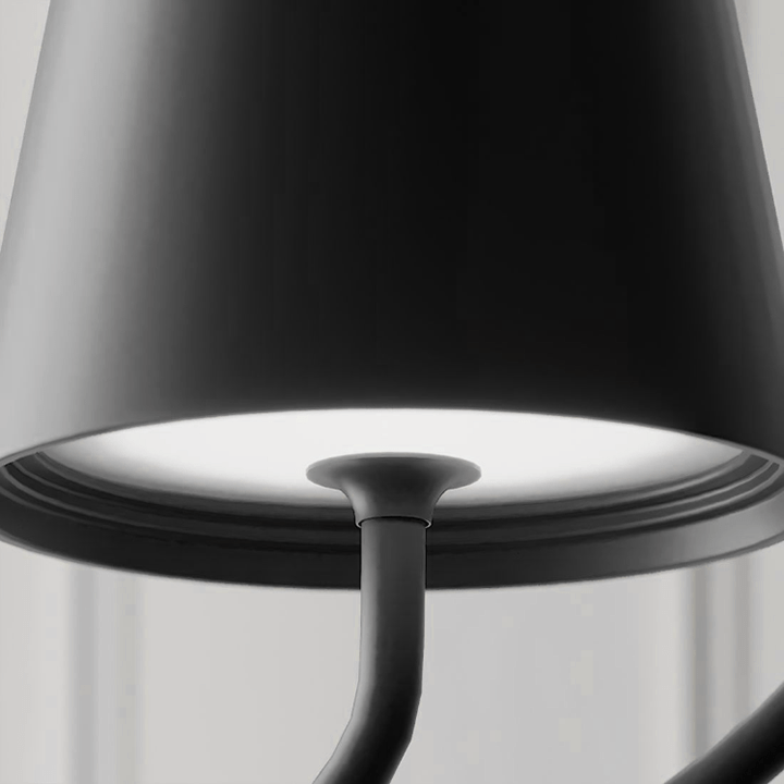 Kroonluchter Mini LED Oplaadbaar voor Keuken en Eetkamer