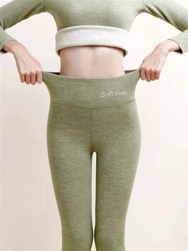 Dames Fleece Broek Warm en Comfortabel met Shaping Effect