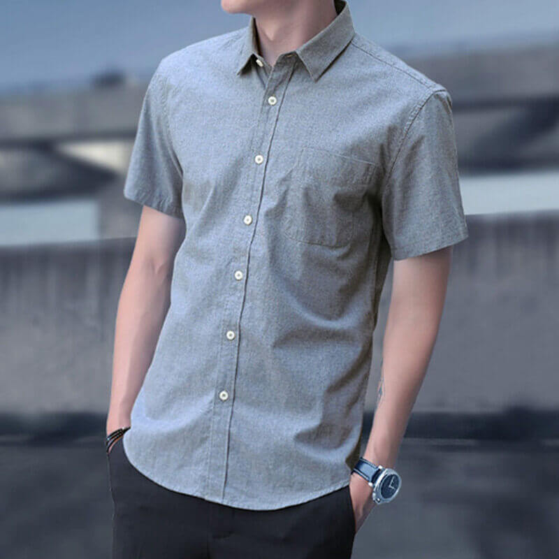 Mannen Polo Shirt Korte Mouw Klassiek Design