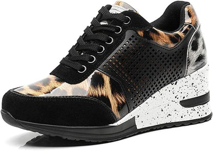 Hoge Hak Sneakers met Wedgezool