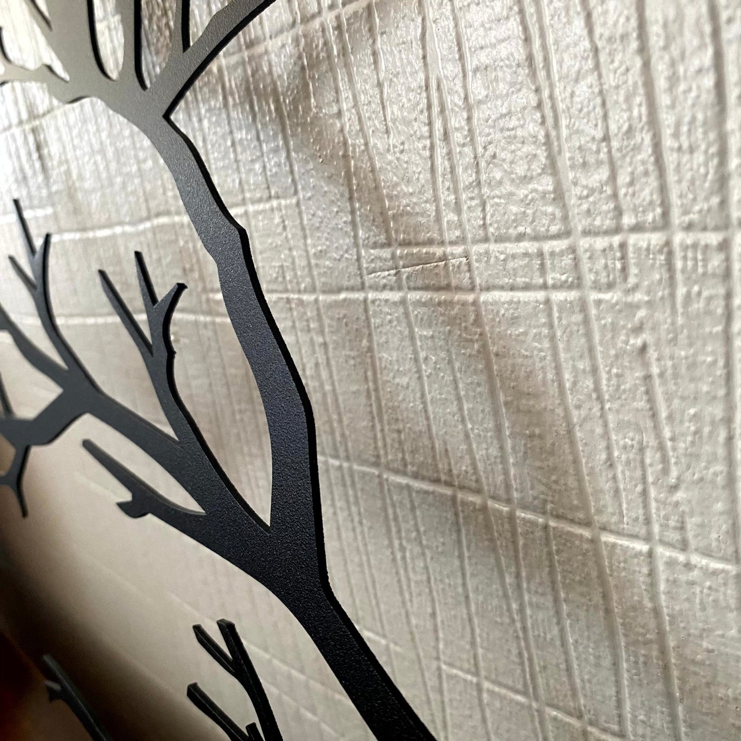 Wanddecoratie Metaal Vogels op Tak Natuurlijk Design