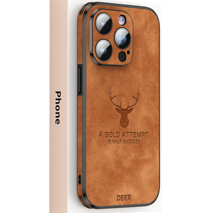 iPhone Hoesje Echt Leer Schokbestendig Stijlvol Design