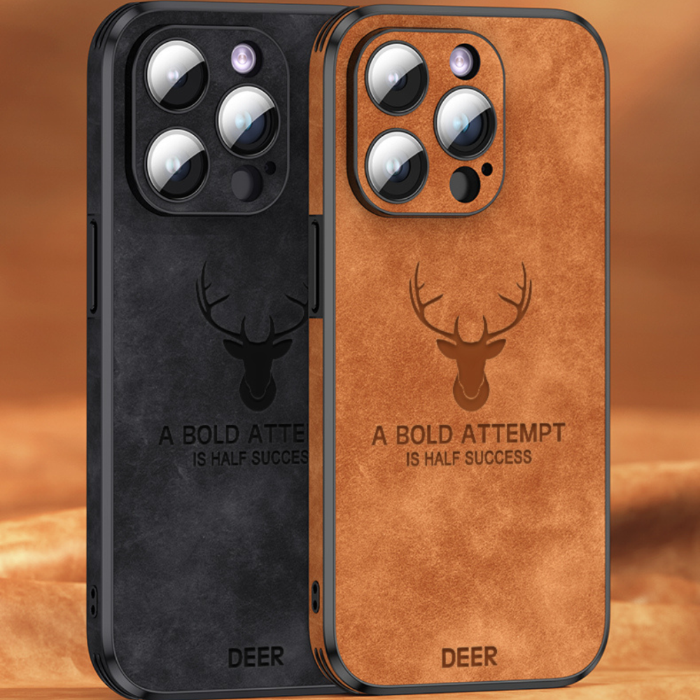 iPhone Hoesje Echt Leer Schokbestendig Stijlvol Design