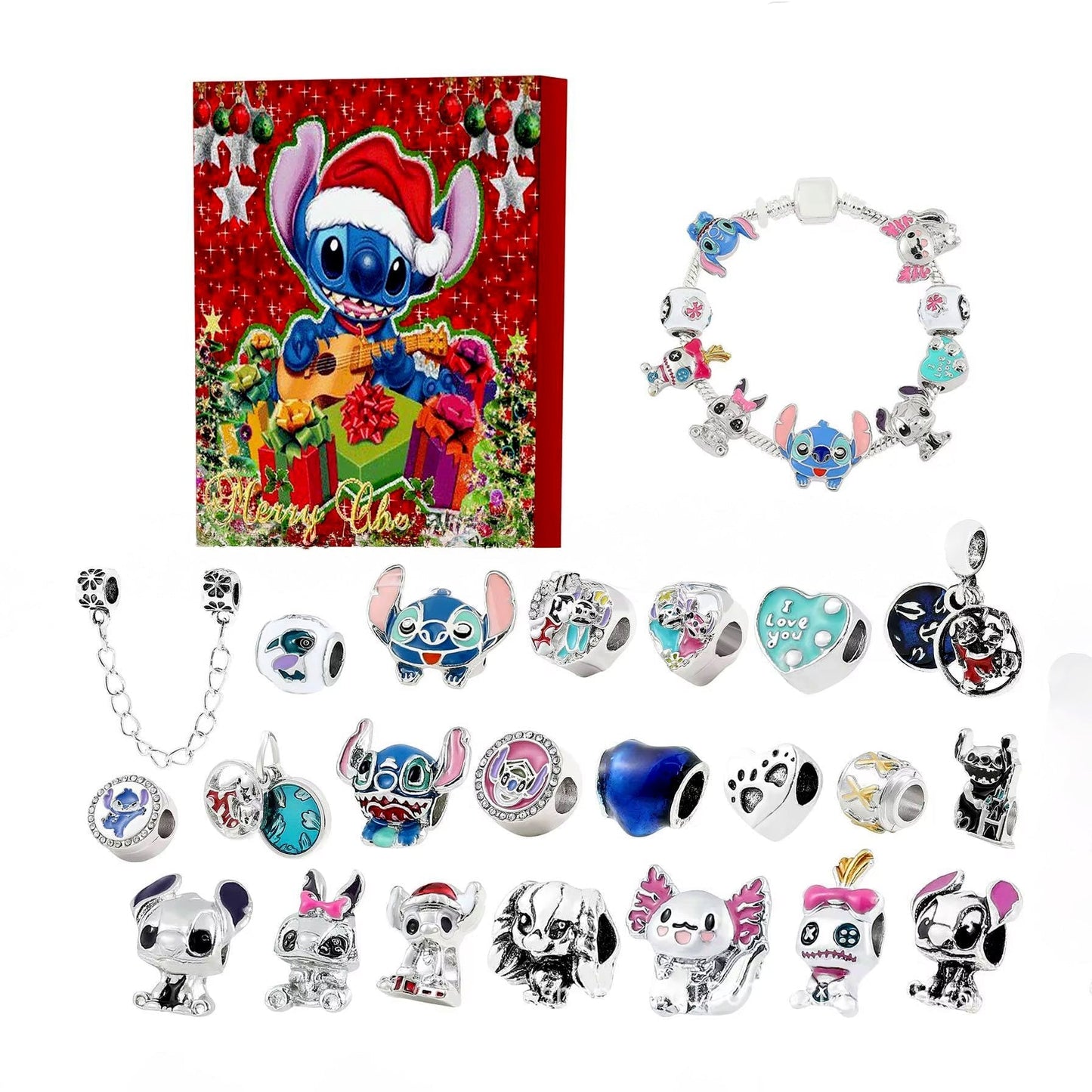 Stitch Armband Adventskalender met Verrassingen en Accessoires