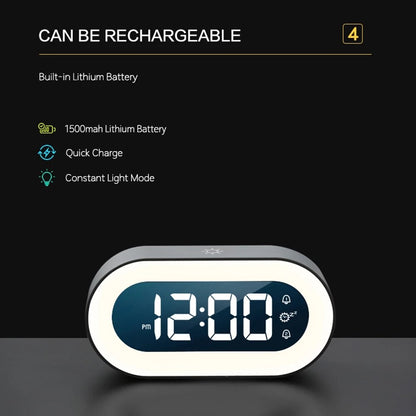 Digitale Wekker met Nachtlicht en Snoozefunctie
