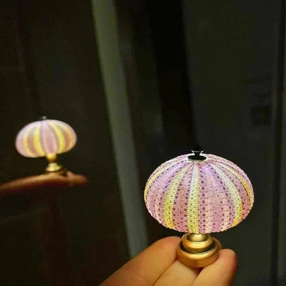 Kleine Tafellamp Zee-egel Miniatuur voor Kinderkamer Decor