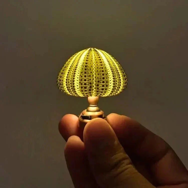 Kleine Tafellamp Zee-egel Miniatuur voor Kinderkamer Decor