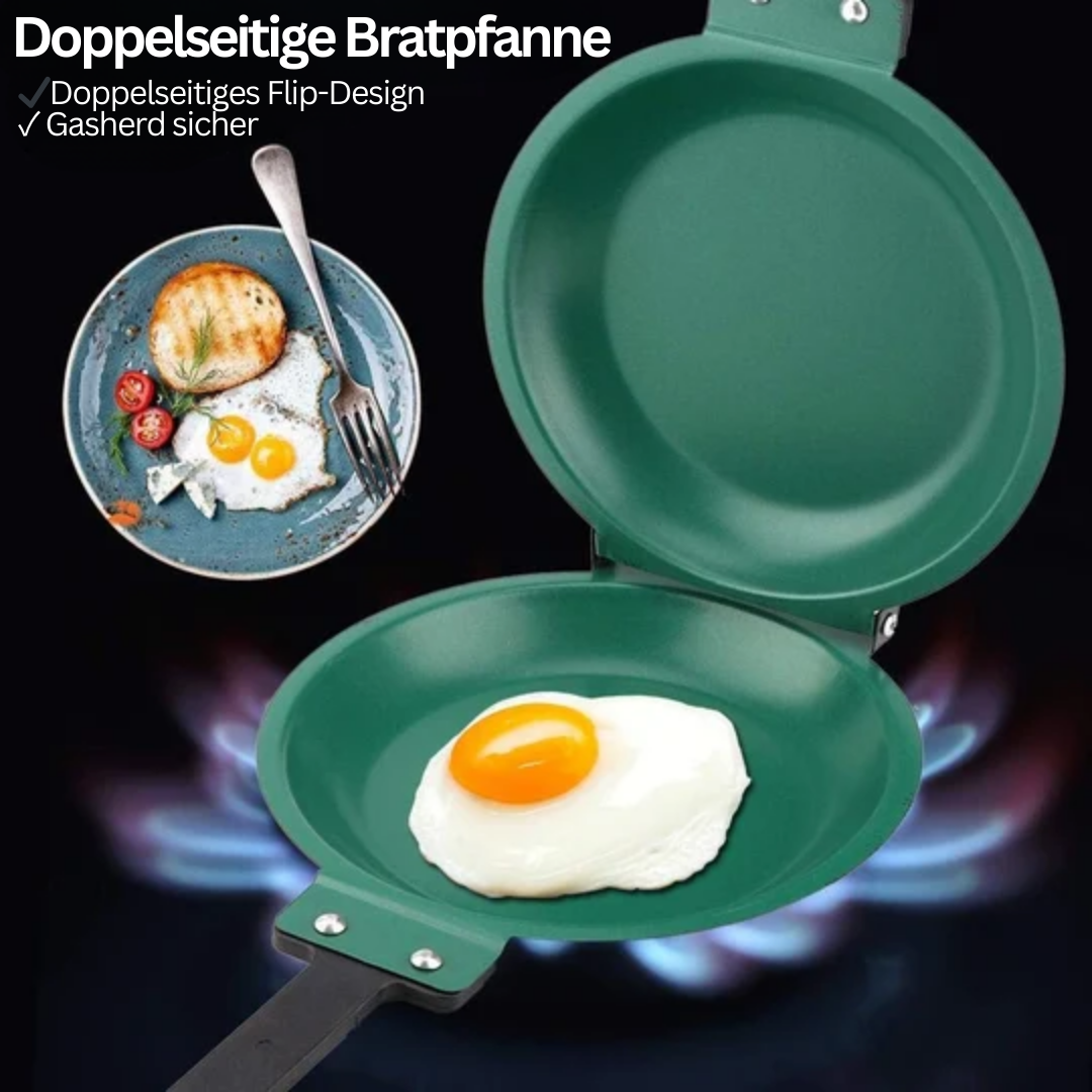 Antiaanbakpan Dubbelzijdig Gebruiksgemakkelijk Flipmaster