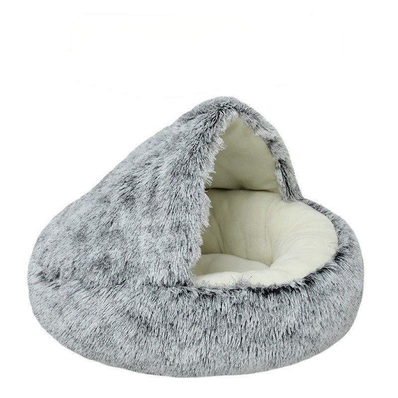 Ronde Kattenbed & Slaapzak Zacht Warm voor Katten - Velinix