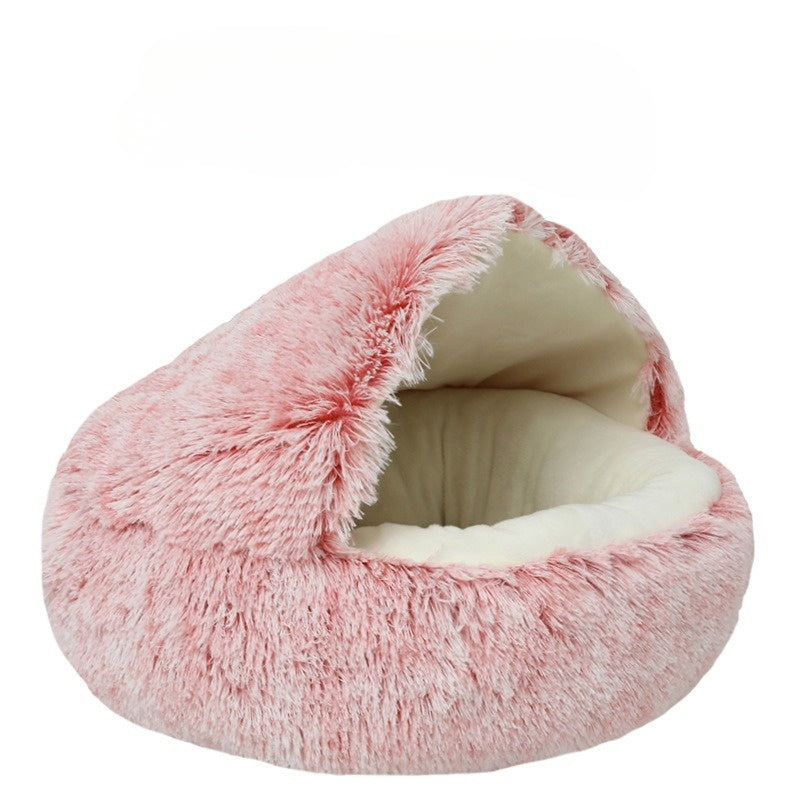 Ronde Kattenbed & Slaapzak Zacht Warm voor Katten