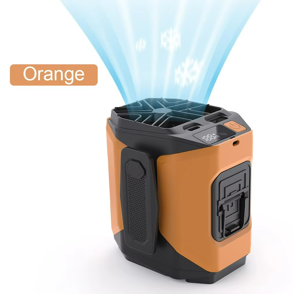 Draagbare Ventilator met Powerbank en LED-lamp