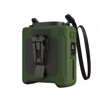 Draagbare Ventilator met Powerbank en LED-lamp
