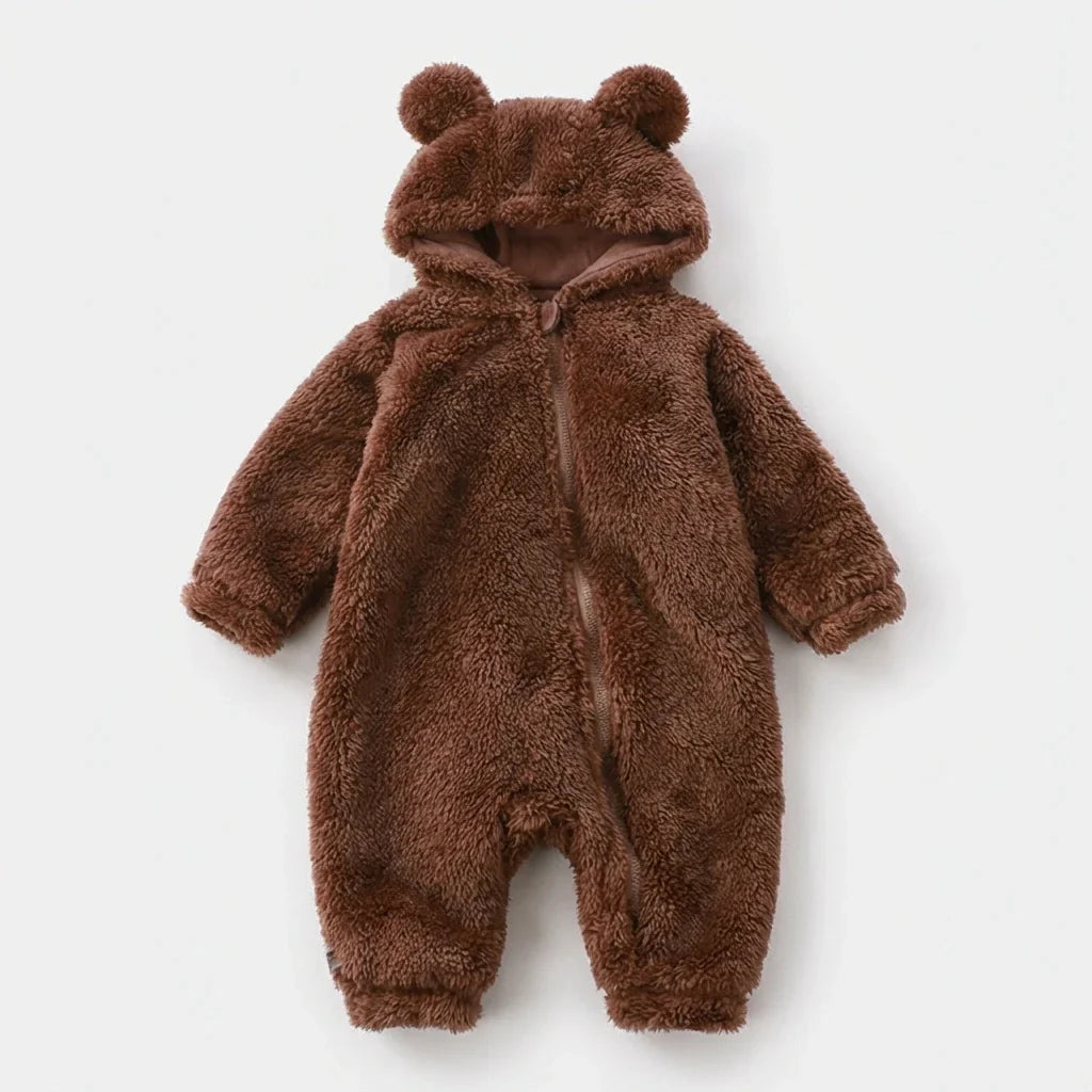 Pluche Baby Romper Warme Winter Outfit voor Baby