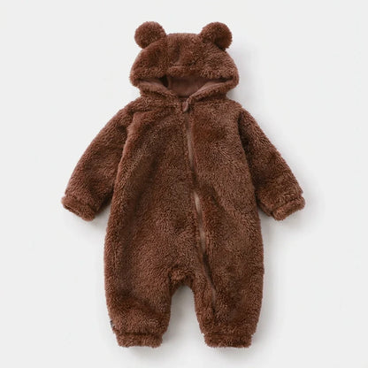 Pluche Baby Romper Warme Winter Outfit voor Baby