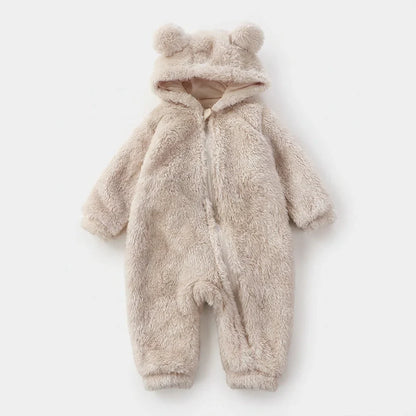 Pluche Baby Romper Warme Winter Outfit voor Baby