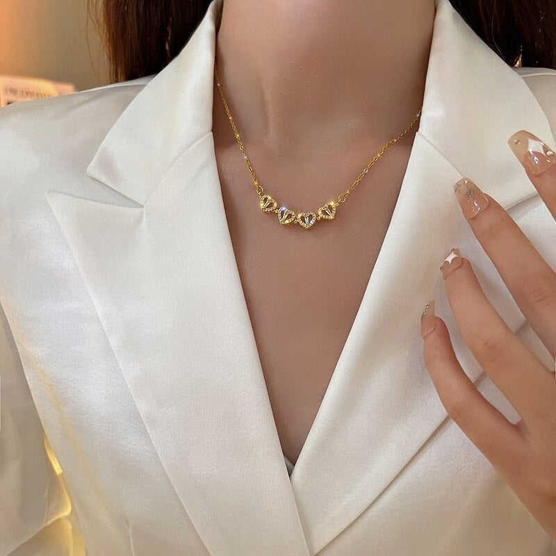 Luxe Gouden Halsketting met Hartje en Foto