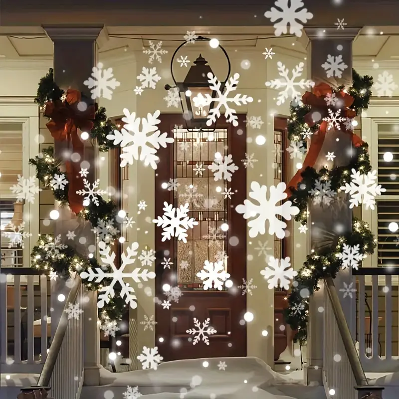 Kerstprojector LED Lichtshow Sneeuwvlokken voor Binnen en Buiten
