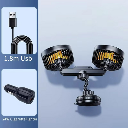 Draadloze Auto Ventilator 4000mAh met 3 Snelheden