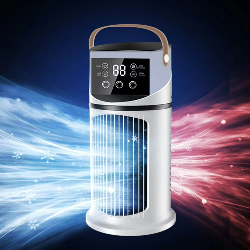 Ventilator met Vernevelaar en LED Verlichting 3-in-1 - Velinix