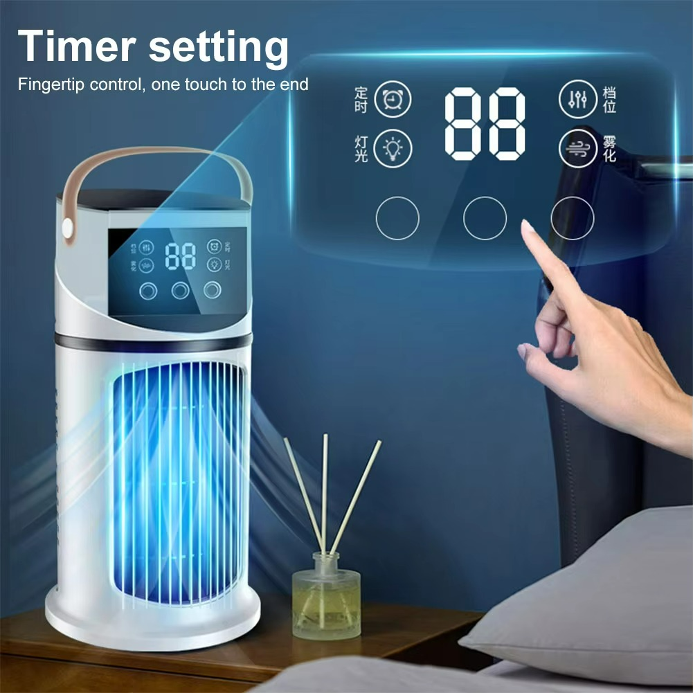 Ventilator met Vernevelaar en LED Verlichting 3-in-1