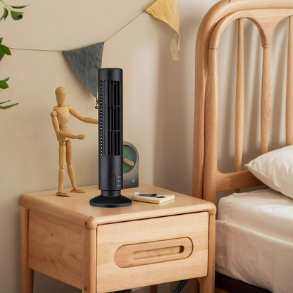 Brisella Ventilator Bladeloos USB Aangedreven Slim Ontwerp - Velinix