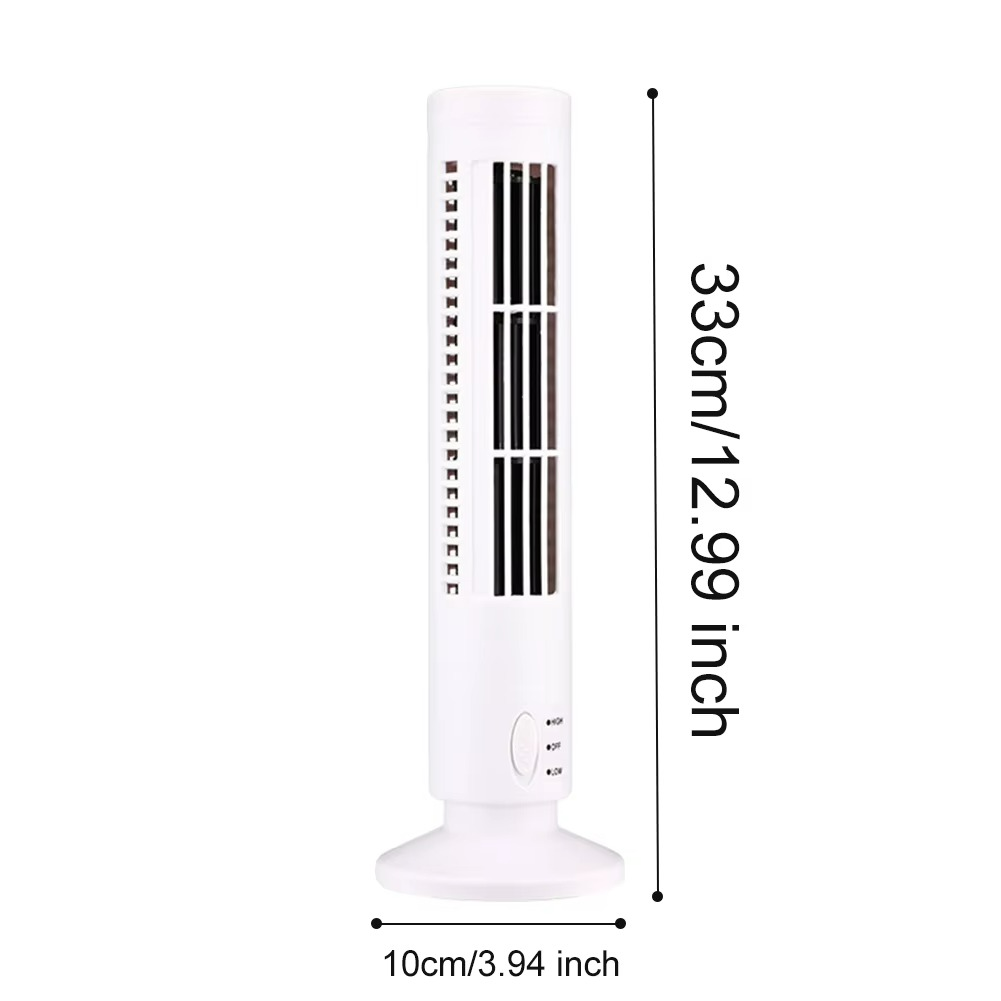 Brisella Ventilator Bladeloos USB Aangedreven Slim Ontwerp