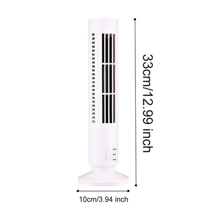Brisella Ventilator Bladeloos USB Aangedreven Slim Ontwerp