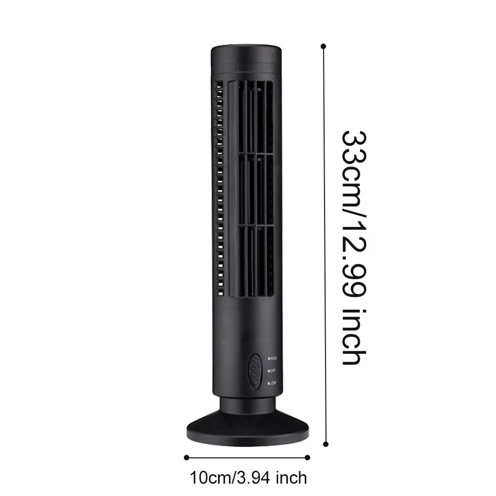 Brisella Ventilator Bladeloos USB Aangedreven Slim Ontwerp