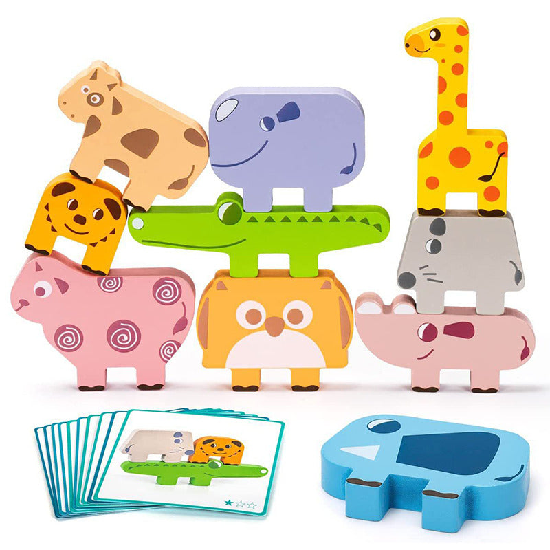 Dieren Stapelspel Sensory Speelgoed voor Kinderen