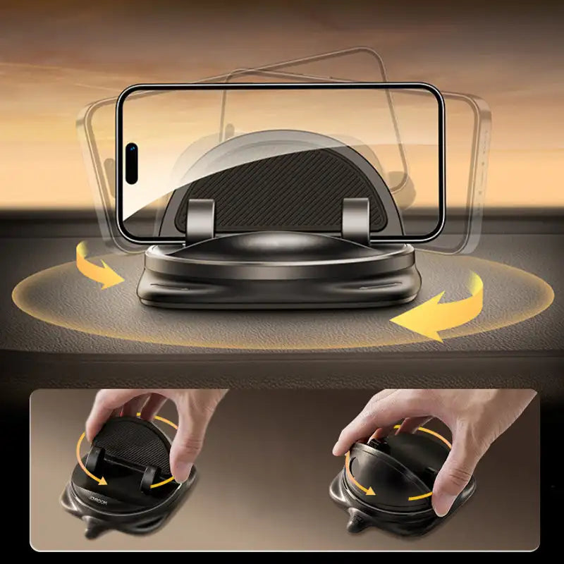 Autotelefoonhouder 360° Draaibaar voor Dashboard en Luchtventilator