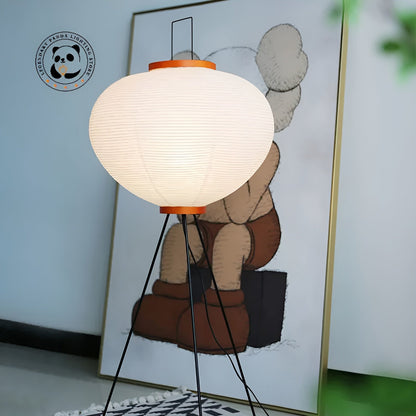 Rijstpapier LED Lamp Staand Uniek Design Waabi Sabi