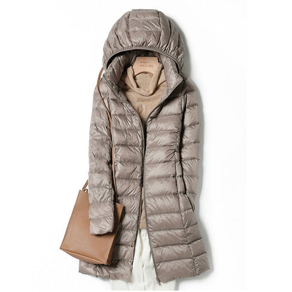 Dames Winterjas Warm Met Kap