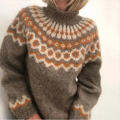 Gebreide Trui Celine Warm en Stijlvol voor Vrouw