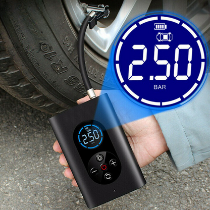 QuickAir™ – Draagbare Bandeninflator met Digitale Drukmeting & Automatische Afsluiting-4