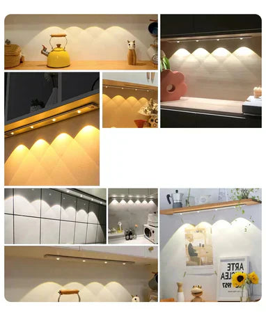 Draadloze LED-lamp Dimbaar met Bewegingssensor Oplaadbaar 3 Kleuren - Velinix