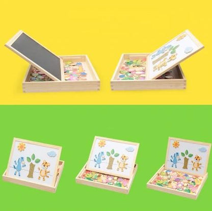 Magnetisch Tekenbord met Puzzel Functie