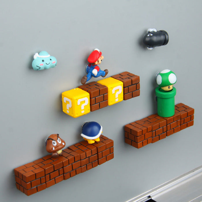Super Mario Koelkastmagneten Set voor Keuken - Velinix
